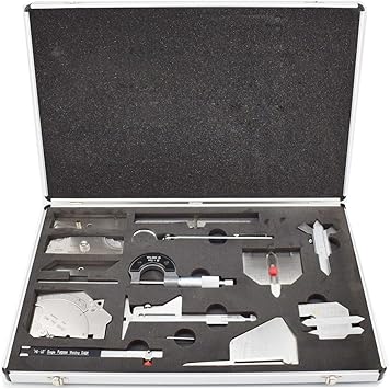 Welding Gauge Tool Kit Welding Measure Gauge Test Ulnar Welder Inspection 15pcs In One Box Amazon Com