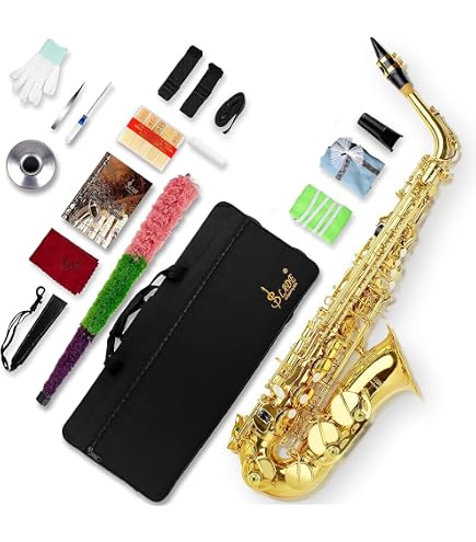 Manche De Saxophone Sur Mesure - Ténor, Alto, Baryton - Cuivre Allemand Plaqué Argent/or - Neuf