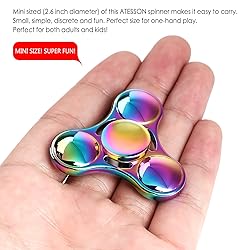ATESSON Fidget Spinner Toy Durable Stainless Steel