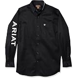 Tall Team Logo Long Sleeve Twill Shirt 