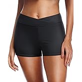 Yonique Womens Swim Shorts Bathing Suits Bottoms Swimsuit Bottoms(Available in Plus)