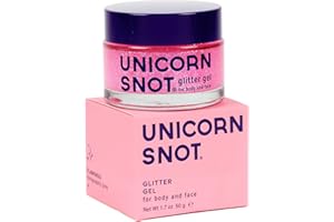 UNICORN SNOT Holographic Face Glitter & Body Glitter Gel | Holiday Glitter Makeup: Stocking Stuffers & Christmas Gift | Hair Glitter, Vegan & Cruelty Free, 1.7 oz Pink Glitter (Flamingo)