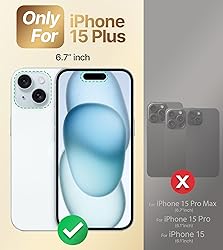 XYZ for iPhone 15 Plus Case with Stand, Phone Case