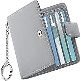 FurArt Bifold Wallet for Women with 9 Slots, RFID Blocking, ID Window, Compact Card Holder Wallet with keychain