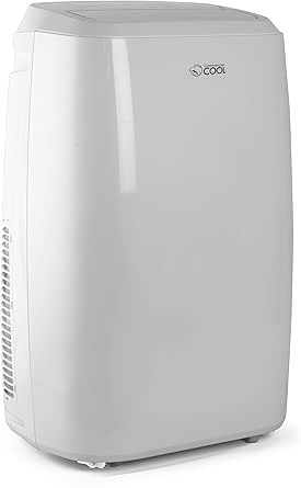Amazon Com Commercial Cool 9 500 Btu Doe 16 000 Btu Ashrae Portable Air Conditioner With Remote Control White Home Kitchen