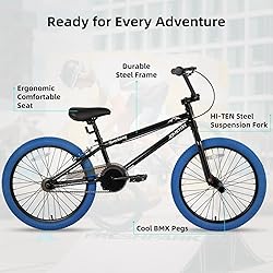 JOYSTAR 20 Inch Kids Bike Freestyle BMX Bikes for 6
