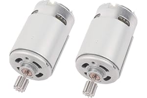 KOTLXFZ 2 Pcs 550 24V 40000RPM Electric Motor for Kids Ride On Car, RS550 24 Volt Motor Gearbox Accessories for Children Ride On Toys Replacement Parts