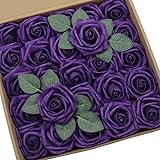 D-Seven Artificial Flower 50pcs Dark Purple Fake