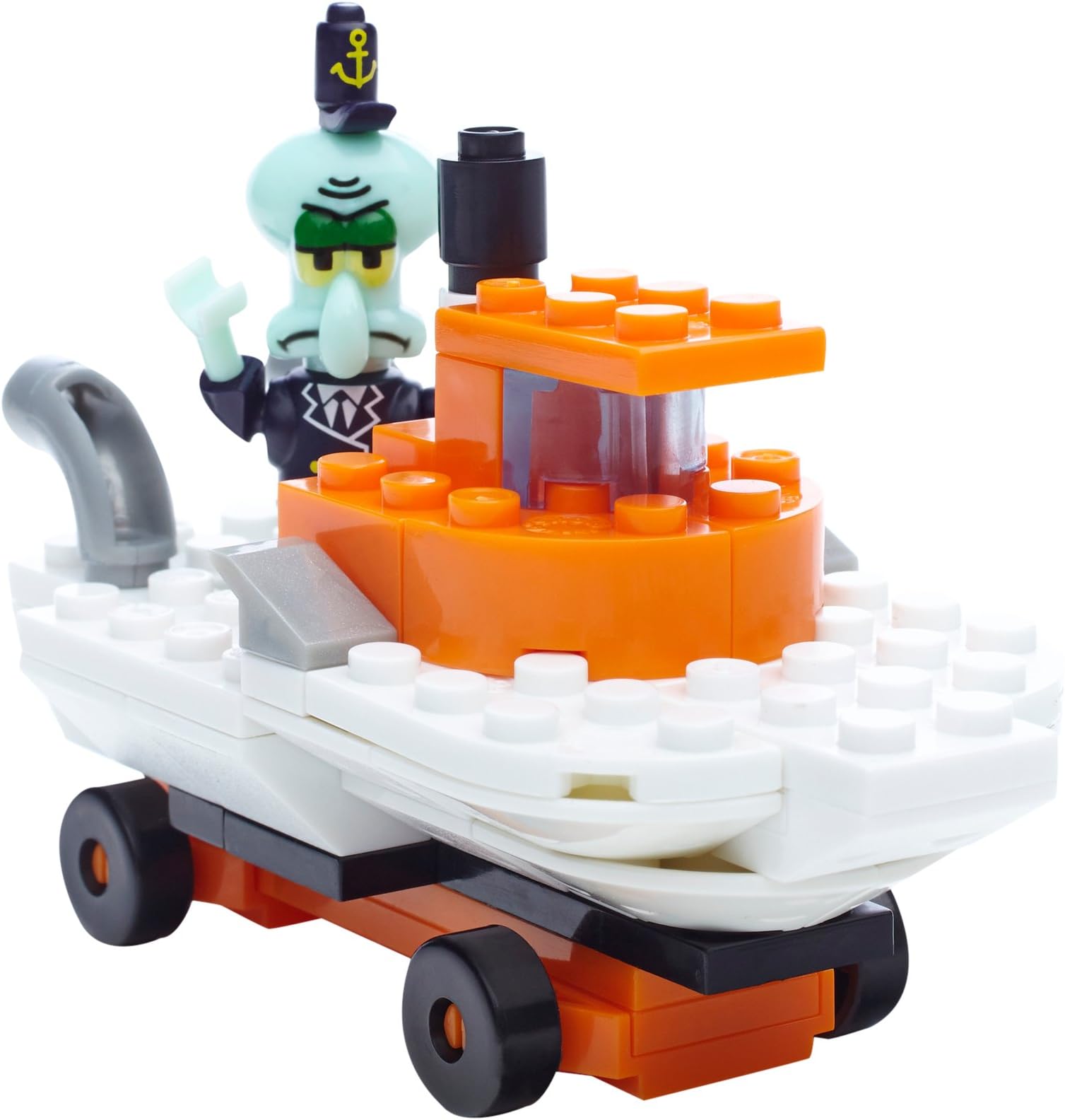 Mega Bloks Spongebob Square Pants Squidward Racer Building Set
