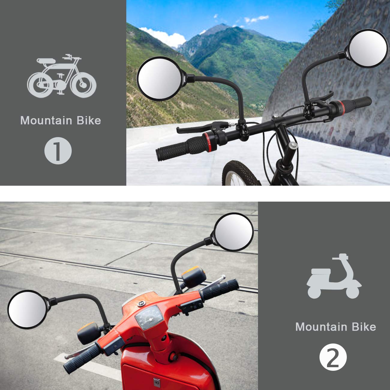 mirrycle generic mountain bike mirror