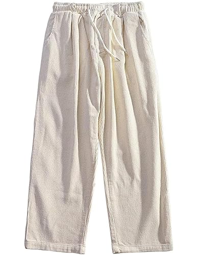 Aelfric Eden Mens Corduroy Vintage Cargo Sweatpants Long Solid