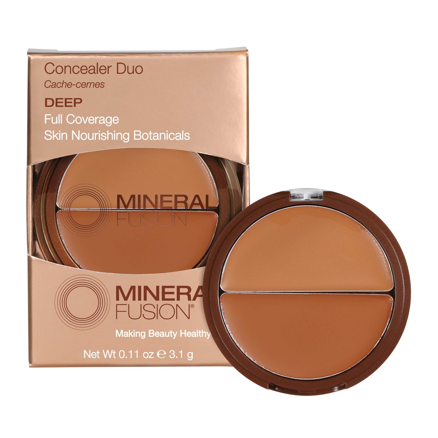 concealer and compact powder