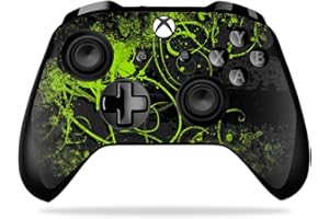 MIGHTY SKINS MightySkins Skin Compatible with Microsoft Xbox One X Controller - Green Distortion | Protective, Durable, and Unique Vinyl wrap Cover | Easy to Apply, Remove, and Change Styles | Made in The USA