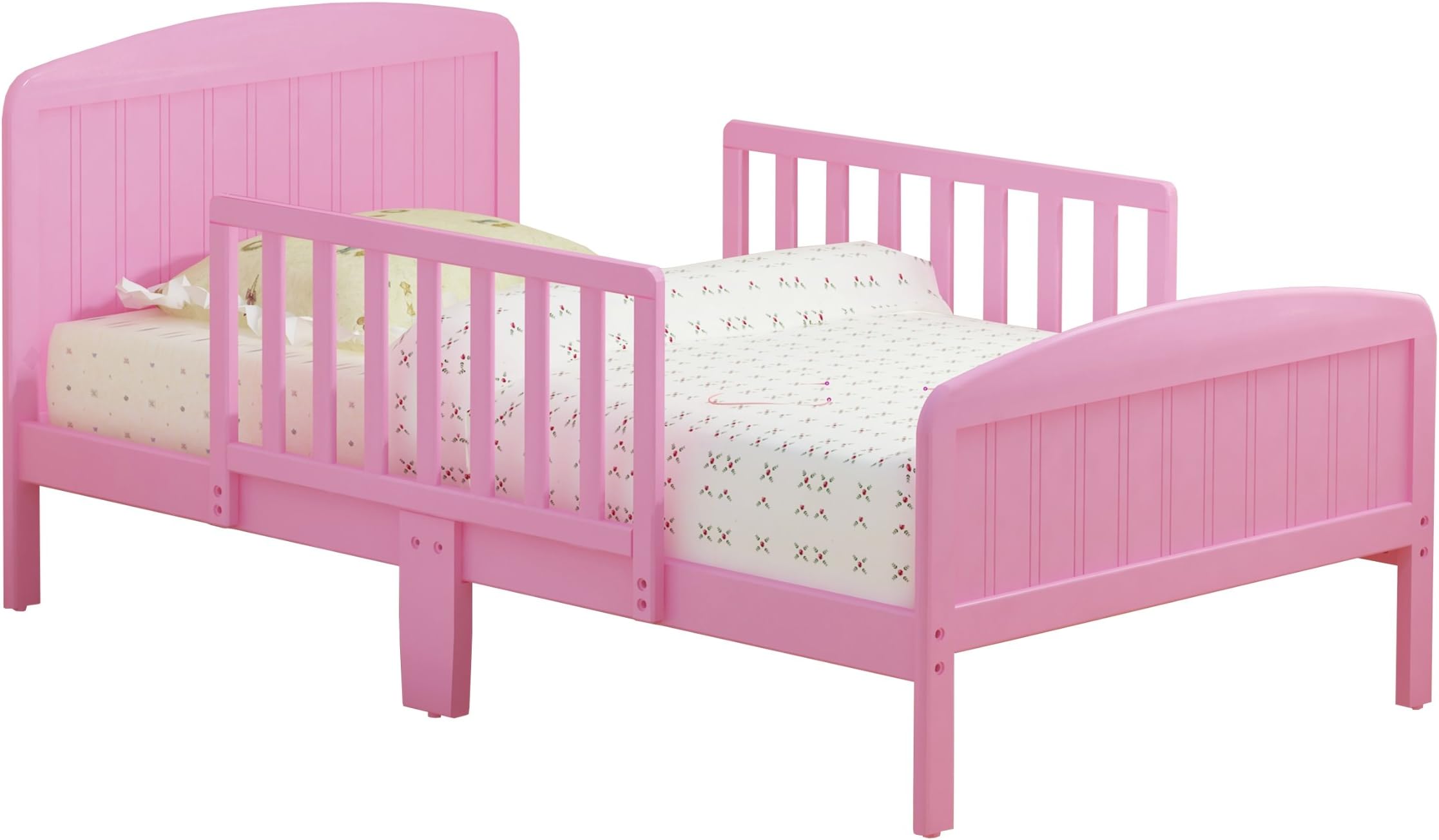 RUSSELL CHILDREN Products Harrisburg Wood Toddler Bed, Pink