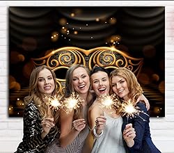 SJOLOON Mardi Gras Backdrop Carnival Masquerade