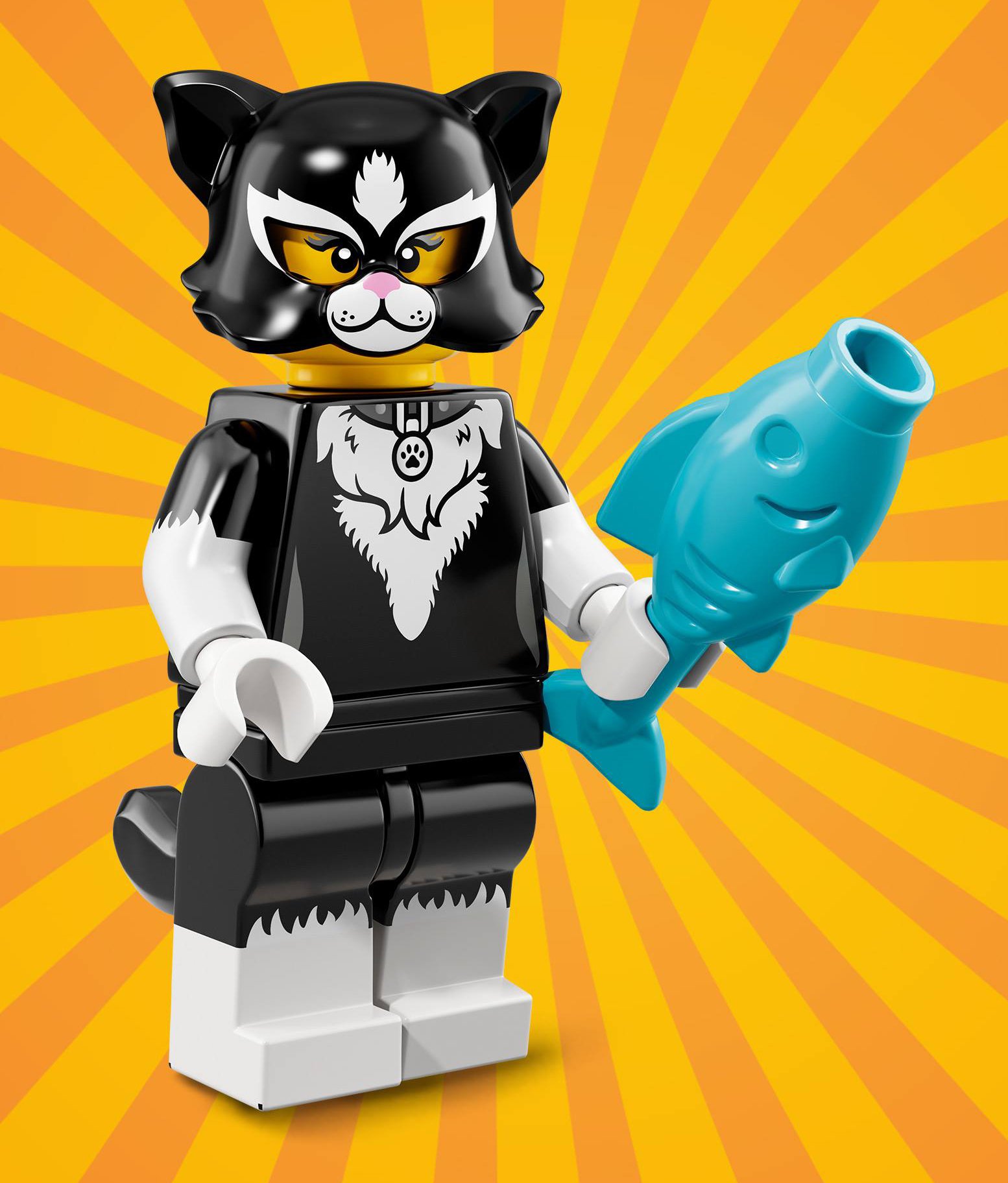 LEGO Series 18 CAT COSTUME GIRL Minifigure (#12/17) - Bagged 71021