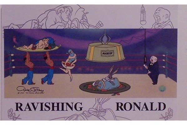 Bugs Bunny and Ravishing Ronald from "The Crusher" Ltd Print Matted