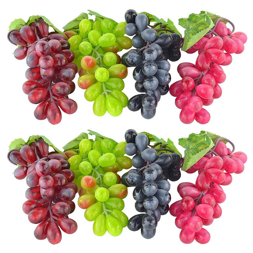 Buy aoory Simulation Plastic Grapes Bunches Artificial Fake Fruit for