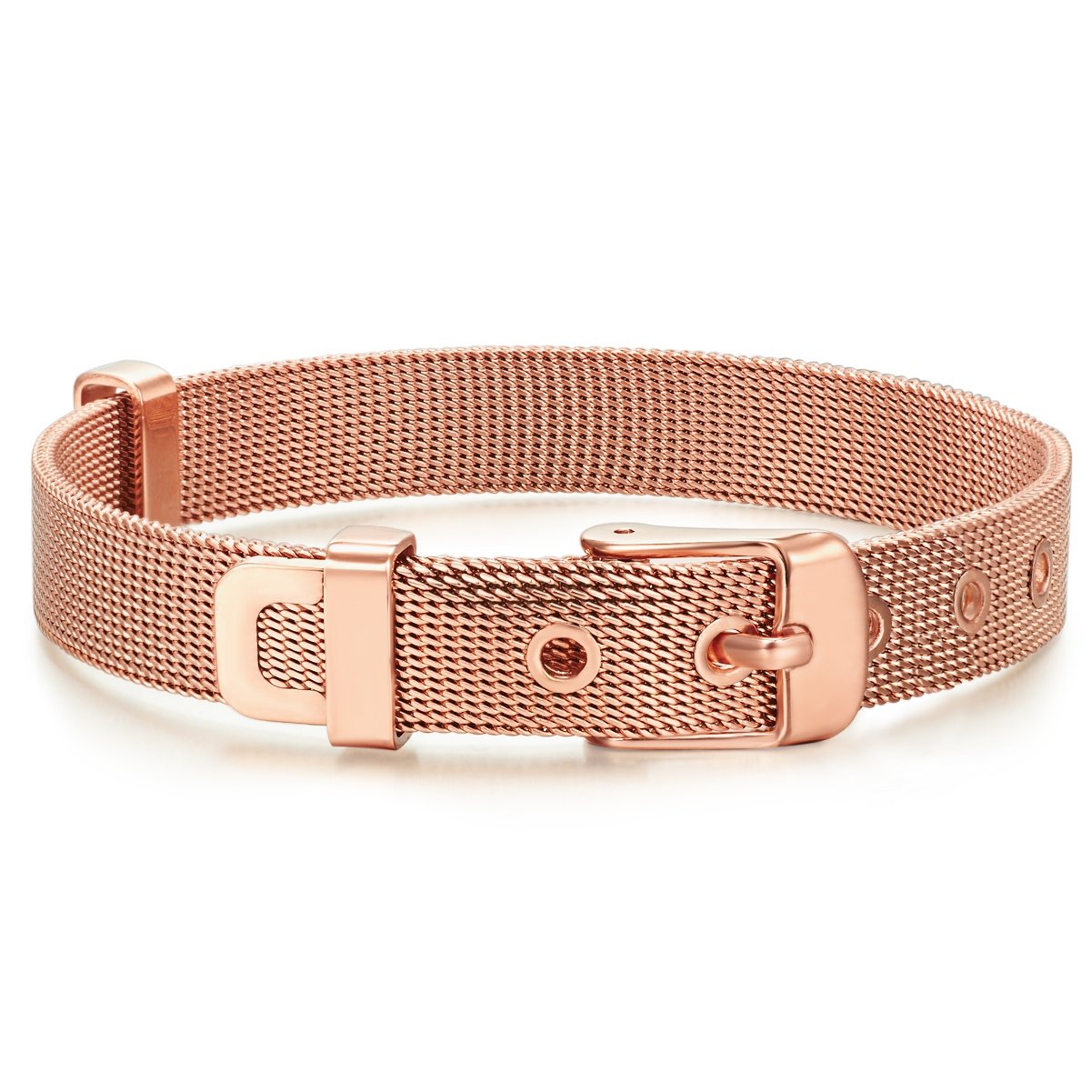 Rafaela Donata - Fashion Bracelet - Stainless Steel, Stainless Steel Jewelry, Stainless Steel Bracelet, Hematite Jewelry - 60917062
