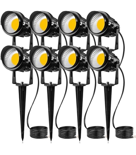 3W Low Voltage 12V LED Landscape Lights with Connectors Waterproof Spotlight Outdoor Spot Lights for Yard Garden House Tree Wall - 39