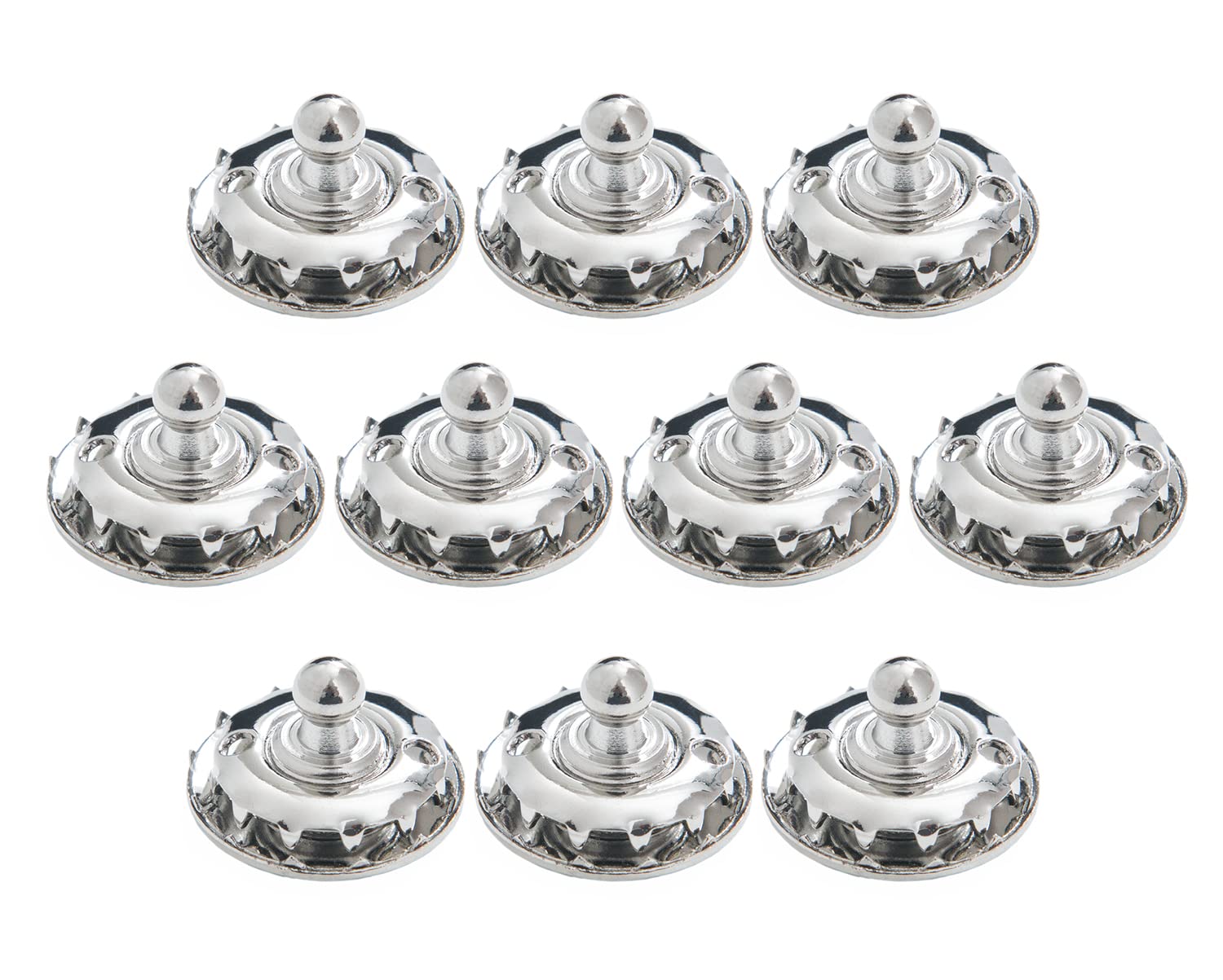 New Marine Tenax 10 pieces fabric screws base