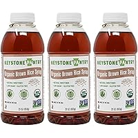 Keystone Pantry Organic Brown Rice Syrup – 23 OZ Bottle – Vegan and Gluten Free – HFC, Corn Syrup Substitute – Syrup for Baki