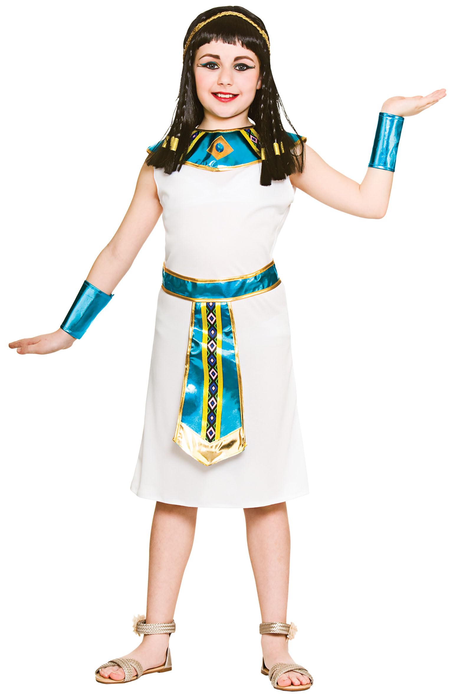 Wicked Costumes Girls Cleopatra Fancy Dress Costume - X-Large (11-13 Years)