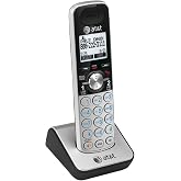 AT&amp;T TL88002 Additional Cordless Handset, Silver/Black | Requires AT&amp;T TL88102 Expandable Phone System to Operate