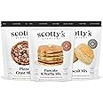 Scotty's Everyday - Variety Pack - Pizza Crust, Pancake & Waffle, Biscuit - 0g Net Carbs, 0g Added Sugar, Gluten-Free, High Fiber - No Nut Flours