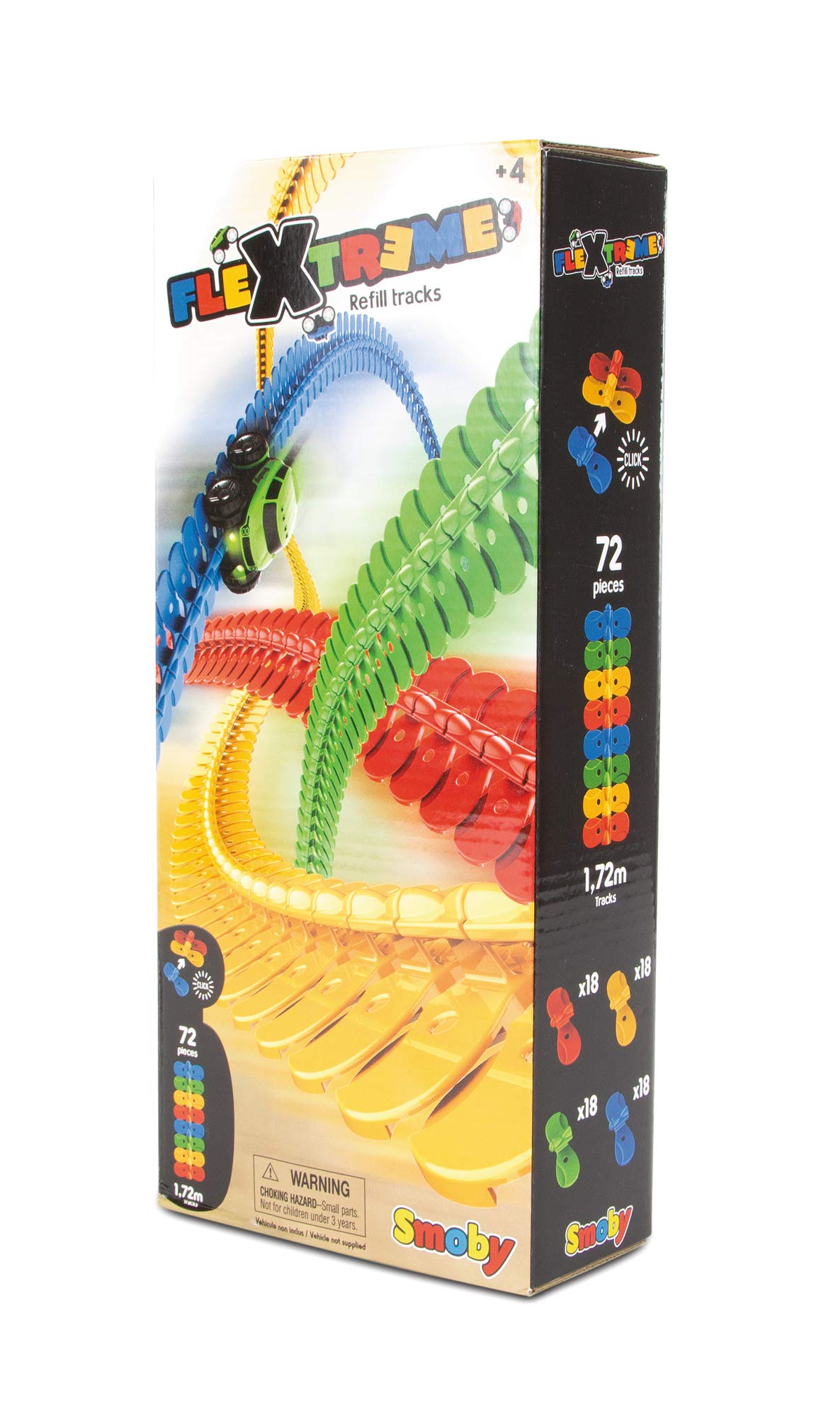 Smoby 180904WEB FleXtreme Track Extension, Multicoloured