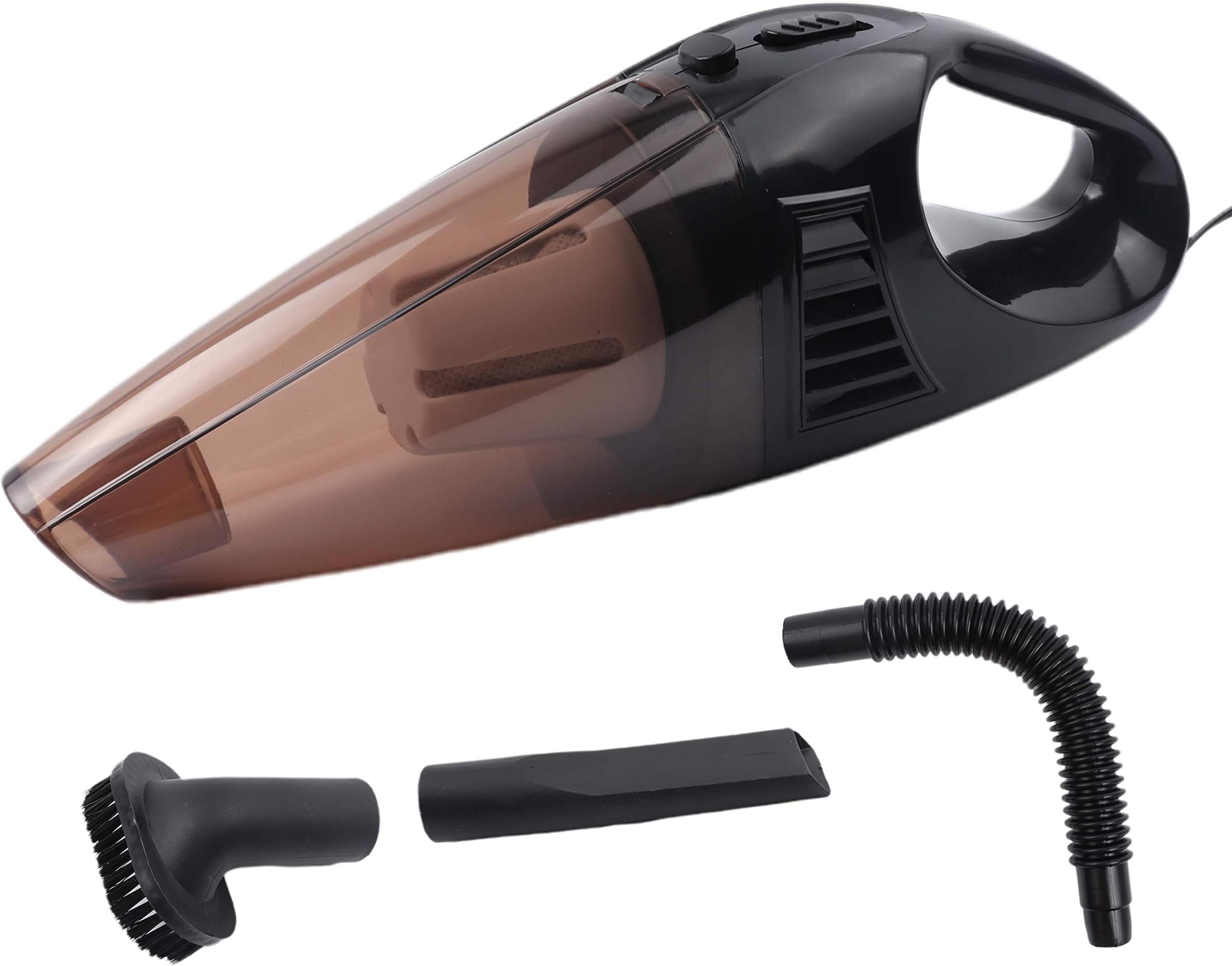 Vech Car Handheld Vacuum, DC 12V Light Weight Portable Auto Vacuum Cleaner for Car Use Only, Wet Dry Hand Vacuum