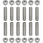 QGHAUC Header Stud Kit Bolts Stainless Steel BBM 383 413 426W | Compatible with Mopar Big Block 440 R RB Engines, Stainless Steel Valve Cover Hardware Replacement Stud Set