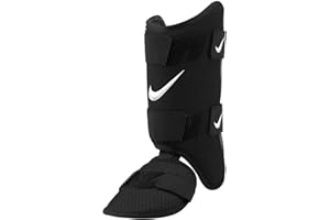Nike Youth Diamond Batters Leg Guard Right Hand Hitter Black | White