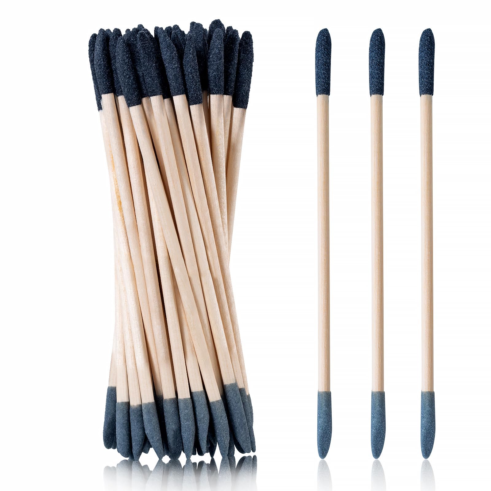 Photo 1 of 30 Pcs Sanding Sticks, Premium Double-Ended Matchstick Sanding Stick for Small Area/Hole Sanding, Fine Detail Polishing Sticks for Plastic Models/Wood/Metal, 120/280 Grit