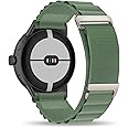 Folavii Alpine Loop Nylon Compatible with Google Pixel Watch 3 41mm 45mm Band/Google Pixel Watch 2/Google Pixel Watch Band for Men Women, Breathable Rugged Sport Straps Wristband