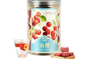 CO-OP 1950 Hawthorn Berry Tea, 60g, Whole Deseeded Fruit Cut, Thin Skin & Thick Flesh, Natural Tart-Sweet Flavor, Herbal Tea 