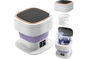 CDOUTSUN Portable Washing Machine,Upgraded 11.5L Large Capacity Mini Washing Machine,Mini Washer for Underwear,Socks,Travel Small Washing Machine for Camping,Travel Laundry,Apartment,RV (White)