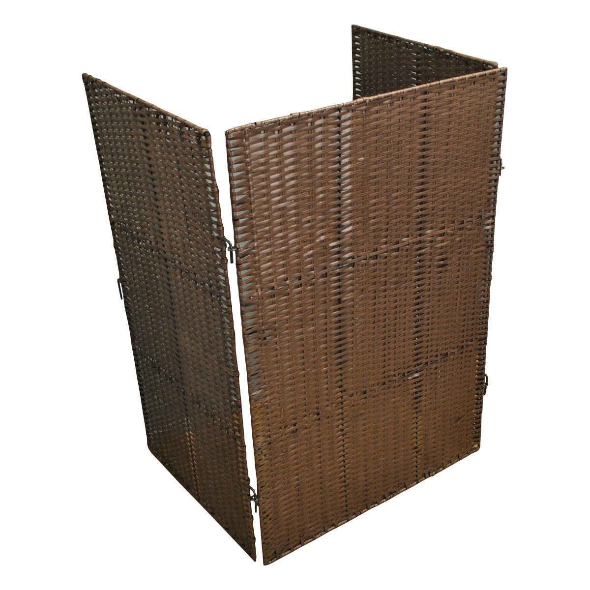 Selections Rattan Effect Wheelie Bin Screen (Single) Amazon.co.uk