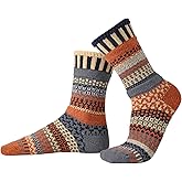 Solmate Socks Colorful Mismatched Socks for Men & Women – Soft, Eco-Friendly Cotton Blend – Fun & Cozy Gift Idea