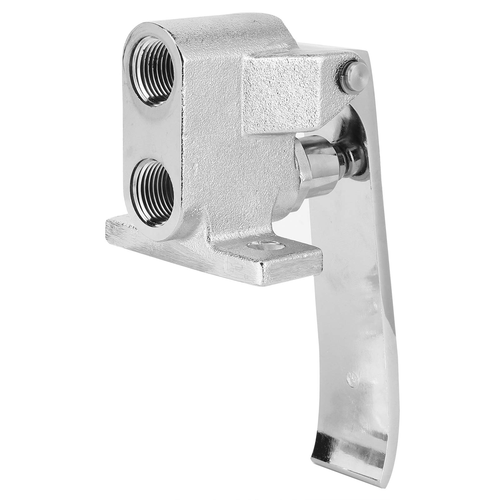 Faucet Pedal Valve G1/2 Thread Brass Faucet Valve Self Closing Knee Valve for Non Contact Faucets Handsfree Knee Valve (Single Temperature Knee Valve)