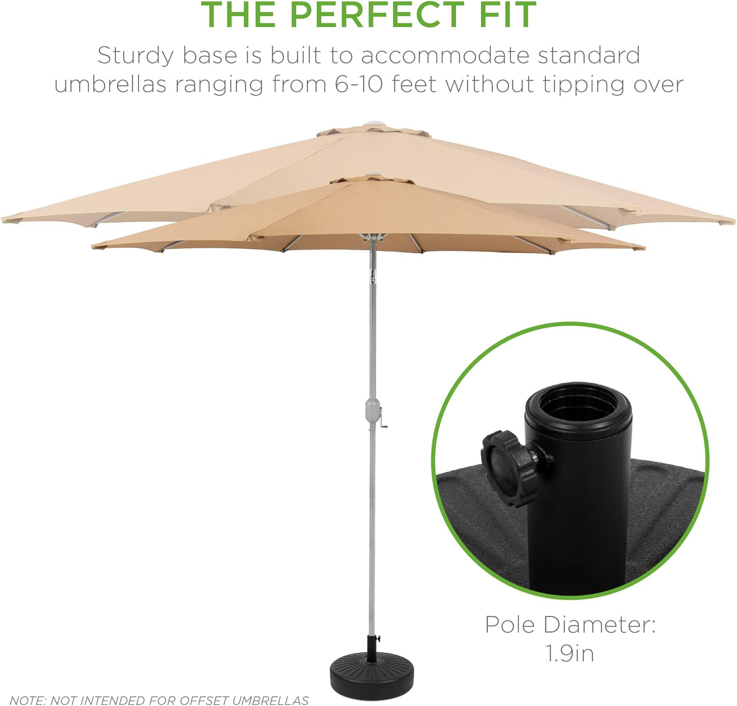 bcp umbrella base