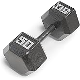 Marcy Hammertone Cast Iron Hex Dumbbell - 3 to 100 lbs. Sold Individually