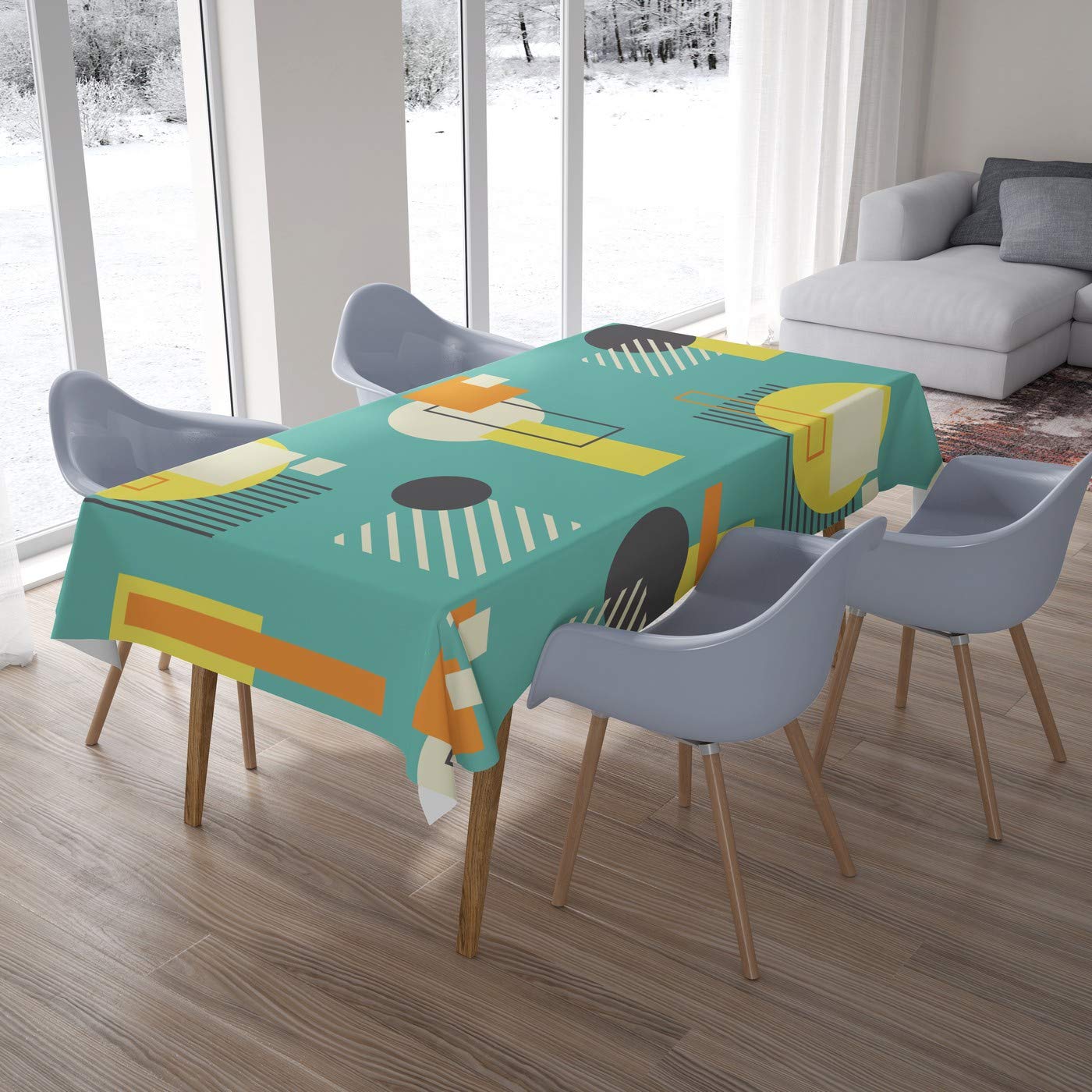 Bonamaison Kitchen Decoration, Tablecloth, 140cm x 200cm - Designed and Manufactured in Turkey