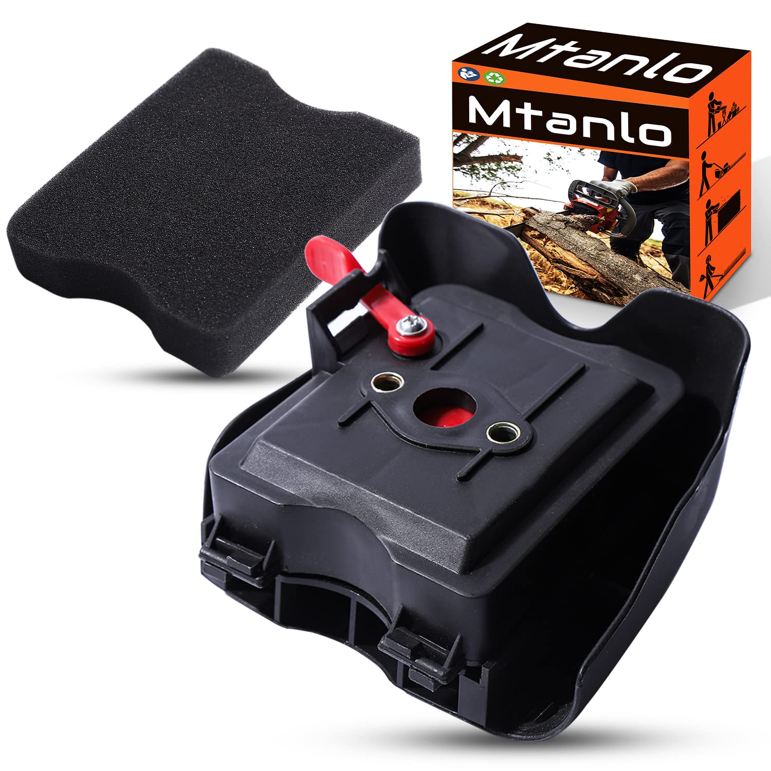 Mtanlo Air Filter Kit for Brushcutter Motor Air Filter Accessory for Lawn Trimmer
