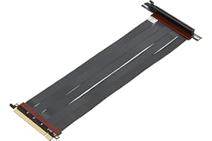 LINKUP - Ultra PCIe 4.0 X16 Riser Cable [RTX4090 RX6950XT x570 B550 Z690 Tested] Shielded High-Speed Vertical Mount Gaming PC