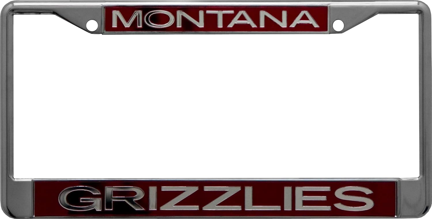 NCAA Montana Grizzlies License Plate Frame Automotive