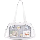 TTCAYU Ita Bag Crossbody kawaii Pin Display Bag with Insert Ita Messenger Bags Japanese Handbag Shoulder JK Purse for Girl