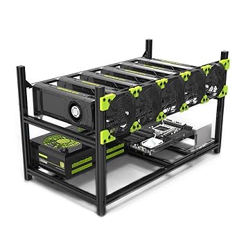 6 Gpu Mining Case Rig Alu!   minum Stackable Preassembled Open Air Frame For Ethereum Eth Etc Zcash Monero Btc Easy Mounting Edition Just 10 Minutes | How to make a bitcoin rig 6 Gpu Mining Case Rig Aluminum Stackable Preassembled Open Air Frame For Ethereum Eth Etc Zcash Monero Btc Eas!   y Mounting Edition Just 10 Minutes -