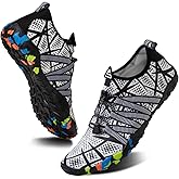 WateLves Water Shoes Mens Womens Barefoot Beach Swim Shoes Quick-Dry Aqua Socks Pool Shoes for Surf Yoga Water Aerobics