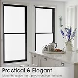 Lifetree Frosted Window Film 44.5x200cm Self-Adhesive Privacy Film White view 7